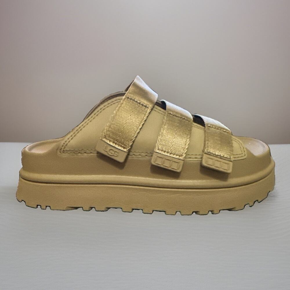 New Women's Size 8 UGG Goldenglow Slide Brown 1167430-DND